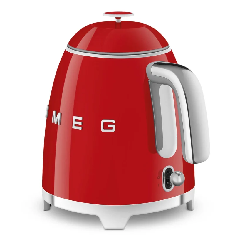 Mini Chaleira Elétrica Smeg KLF05RDEU - 0,8Lts, Anni 50, Vermelha - Image 4