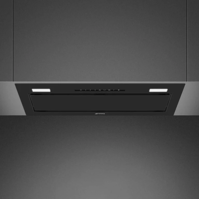 Exaustor Integrável Smeg KSG6P4MB - Preto mate, 60cm, B
