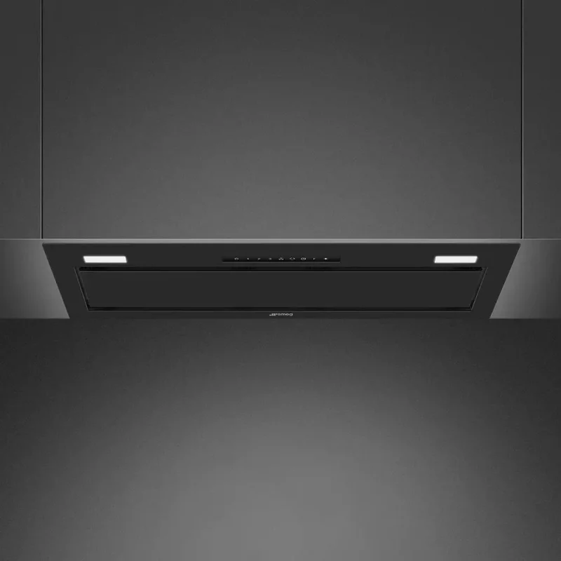 Exaustor Integrável Smeg KSG8P4MB - Preto mate, 75cm, A