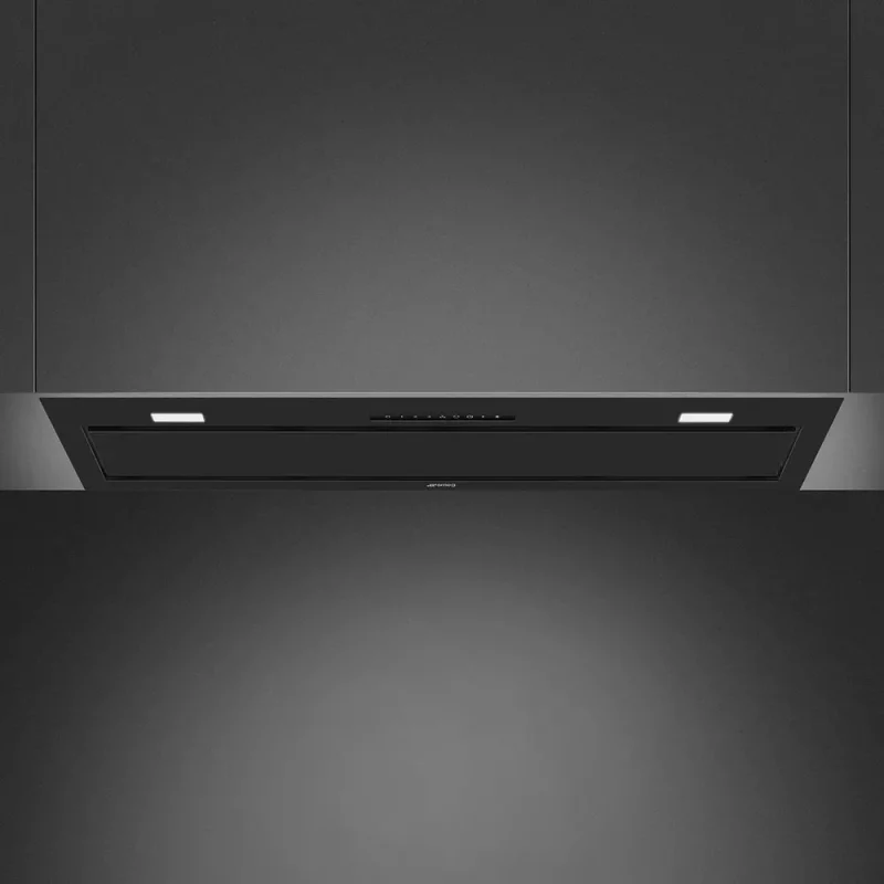 Exaustor Integrável Smeg KSG9P4MB - Preto mate, 90cm, A