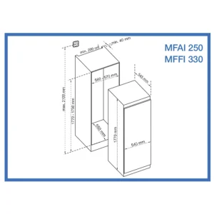 Frigorífico Meireles MFFI 330.2 - Image 3