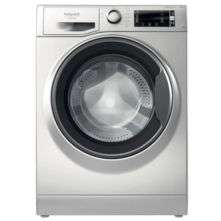 Máquina de Lavar Roupa Hotpoint NLCD 948 SS A EU N - 9 kg, 1400 rpm, Silver