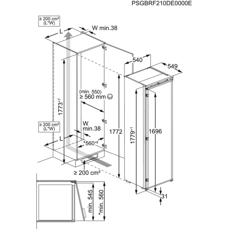 Frigorífico AEG NSK6D181ES - Image 3