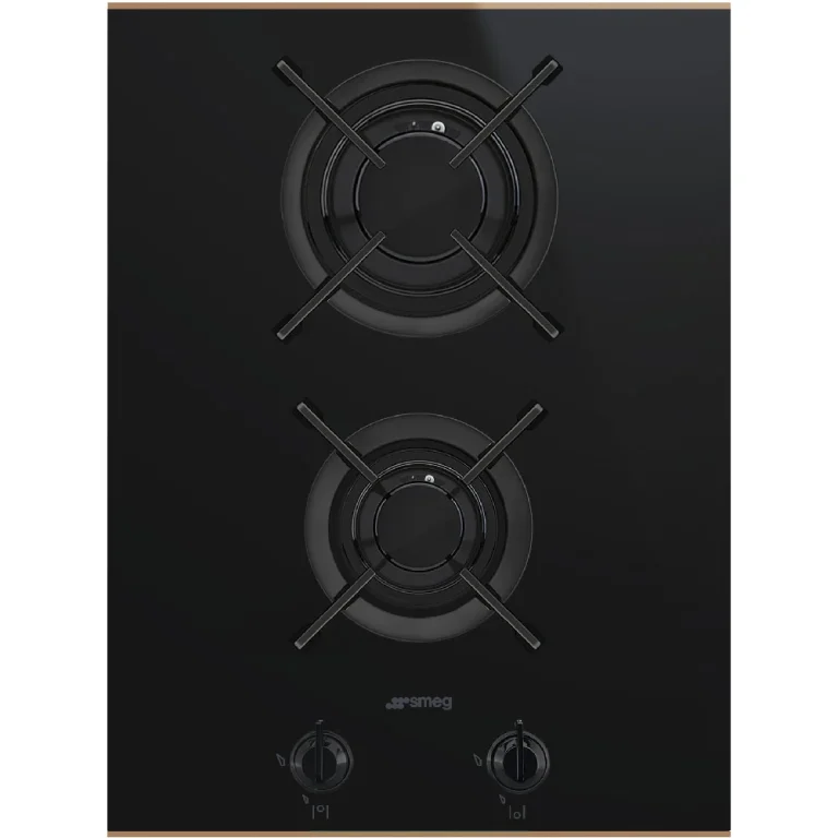 Placa Modular Smeg PV632CNR - DSN, Preta,Vidro Ceran, 2 Queim, 38cm