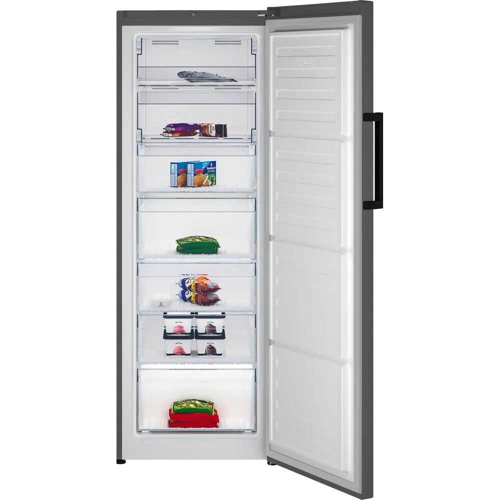 Congelador Vertical Beko - 172cm - NoFrost - Mahathan Grey - RFNE290L41GN