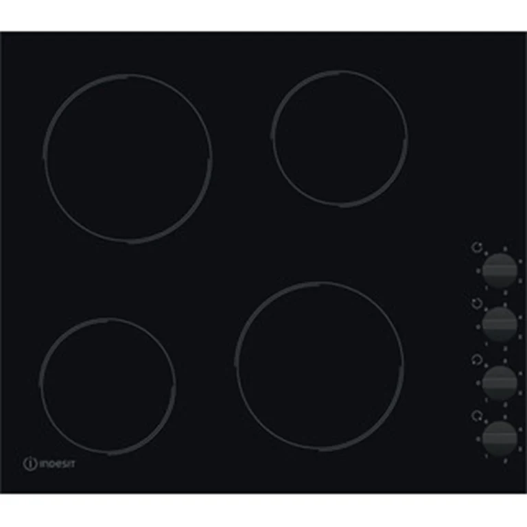 Placa Vitrocerâmica Indesit RI 860 C - 58 cm, Elétrica, Vidro Preto