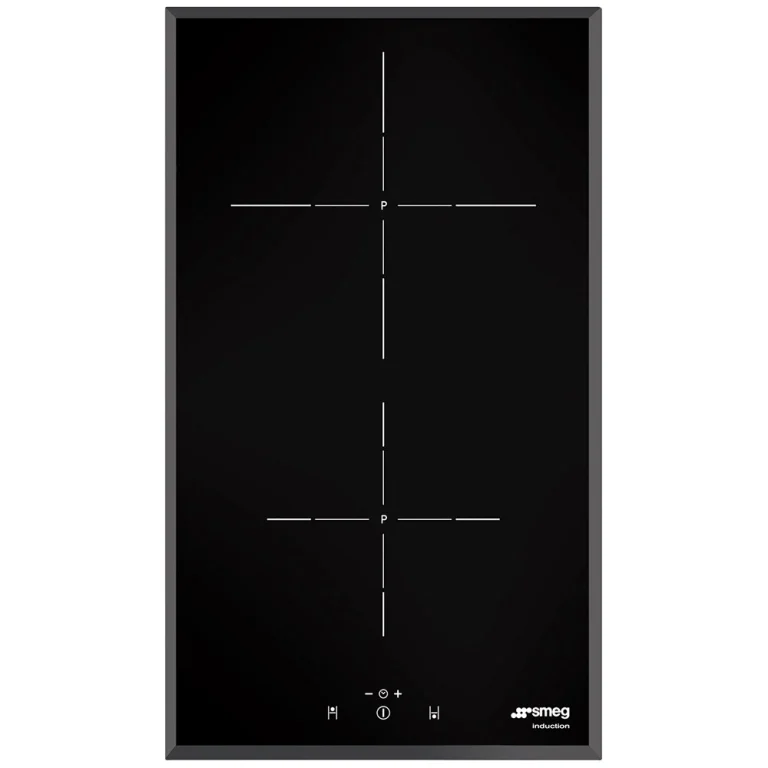 Placa Modular Smeg SI5322B - Biselada, Preto, 30cm, 2 zonas