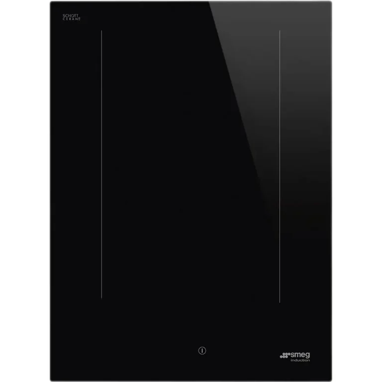 Placa Modular Smeg SIM3323D - Preta, 2 zonas, 38cm