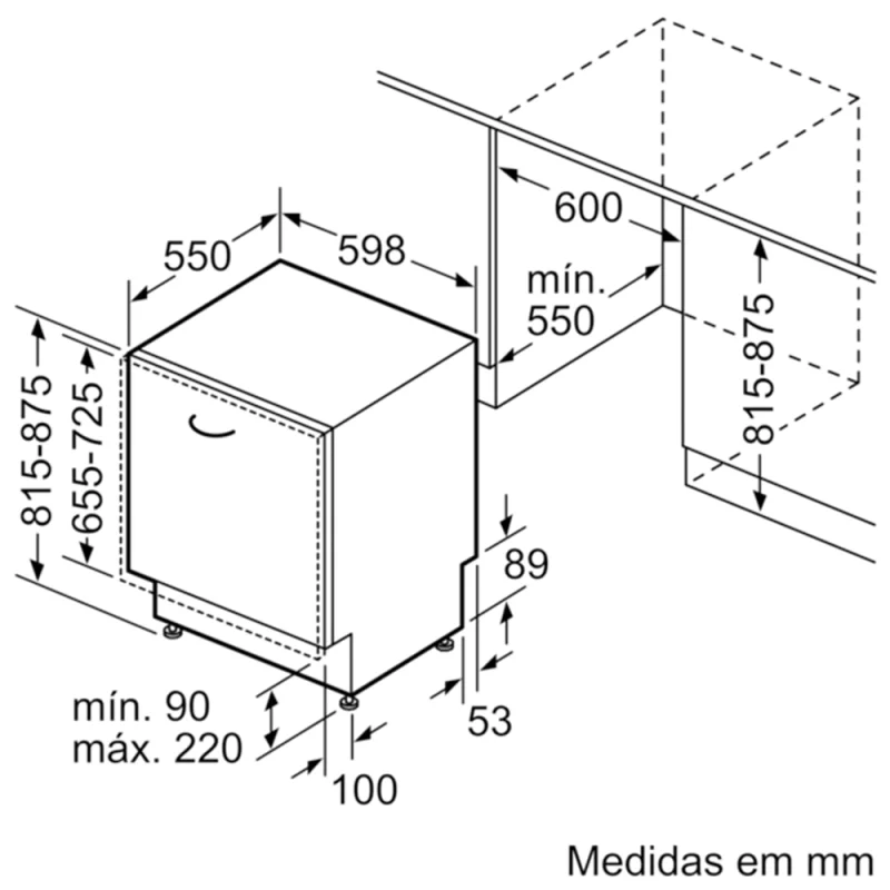 Máquina de Lavar Loiça Bosch SMD8TCX04E - Image 9