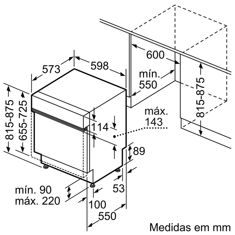 Máquina de Lavar Loiça Bosch SMI4HVS00E - Image 8