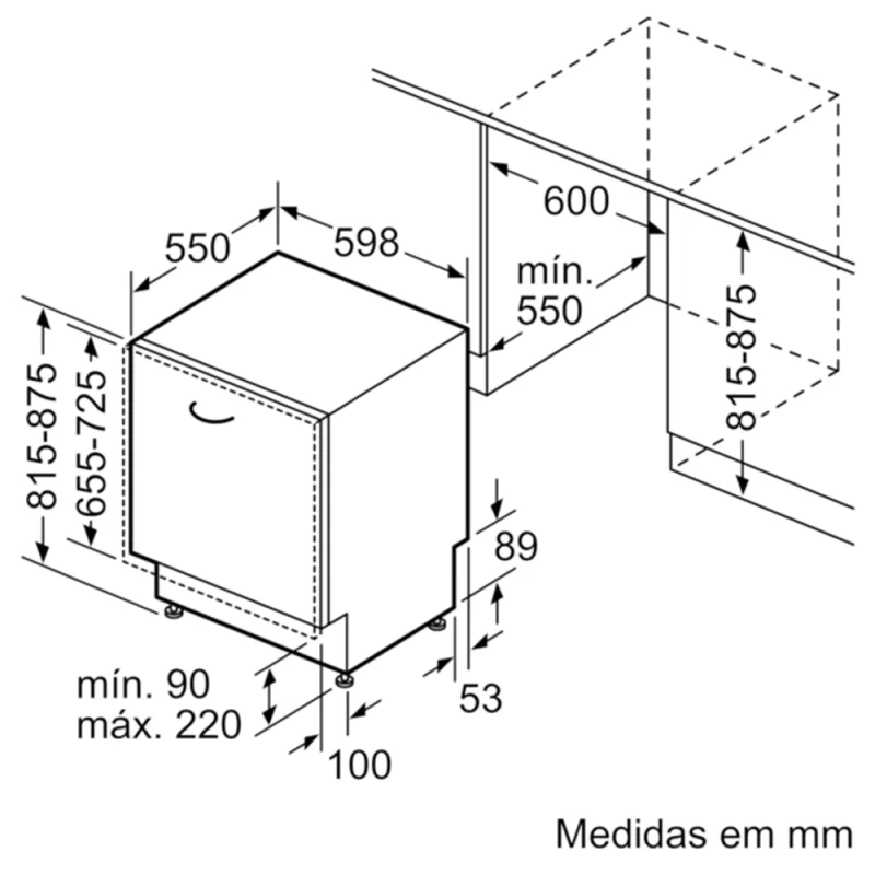 Máquina de Lavar Loiça Bosch SMV2ITX09E - Image 9