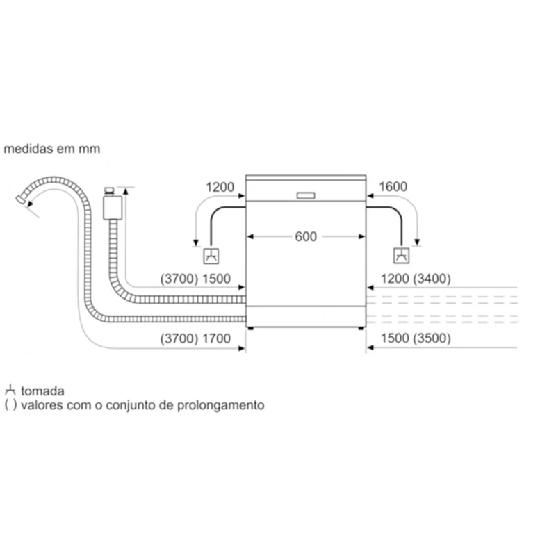 Máquina de Lavar Loiça Siemens SN25EI13CE - Image 9