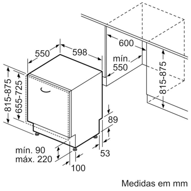 Máquina de Lavar Loiça Siemens SN63HX14CE - Image 10