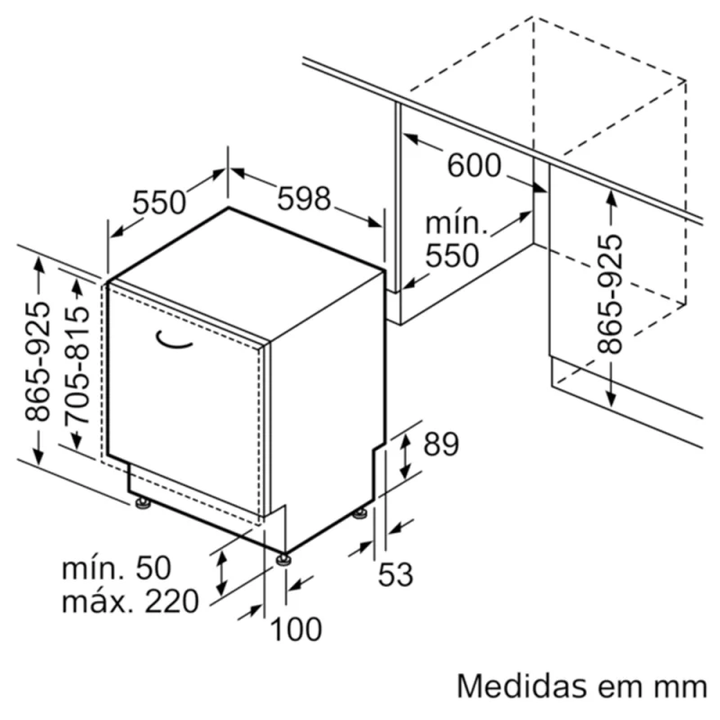 Máquina de Lavar Loiça Siemens SX73EX22CE - Image 9