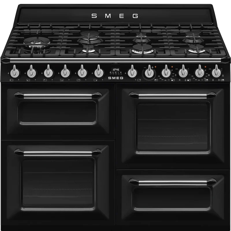 Fogão a Gás Smeg Smeg TR4110BL1 - Victoria, Preto, 110cm, Gás, A