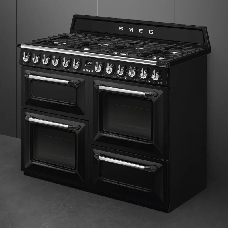 Fogão a Gás Smeg Smeg TR4110BL1 - Victoria, Preto, 110cm, Gás, A - Image 6