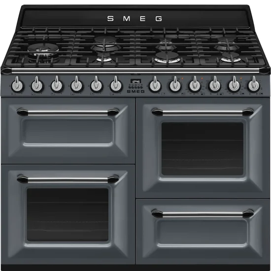 Fogão a Gás Smeg TR4110GR - Victoria, Slate Grey, 110cm, Gás, A