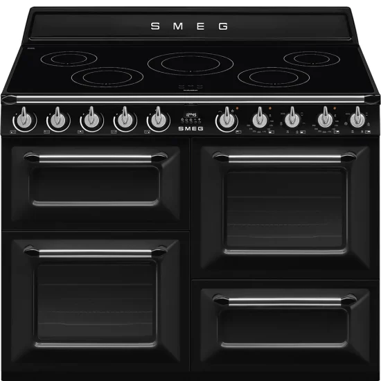 Fogão Indução Smeg TR4110IBL2 - Victoria, Preto, 110cm, Elétrico(Indu), A
