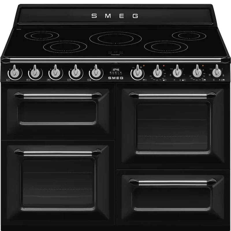 Fogão Indução Smeg TR4110IBL2 - Victoria, Preto, 110cm, Elétrico(Indu), A