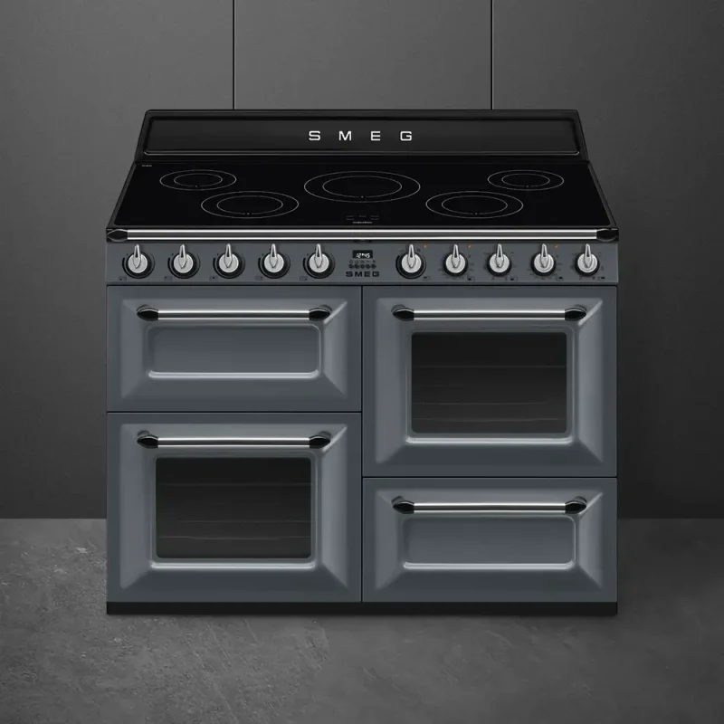 Fogão Indução Smeg TR4110IGR2 - Victoria, Slate Grey, 110cm, Elétrico(Indu), A - Image 2