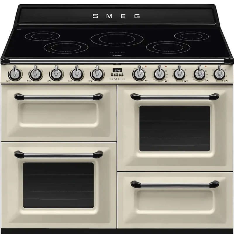 Fogão Indução Smeg TR4110IP2 - Victoria, Creme, 110cm, Elétrico(Indu), A