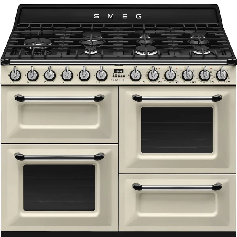 Fogão a Gás Smeg TR4110P1 - Victoria, Creme, 110cm, Gás, A