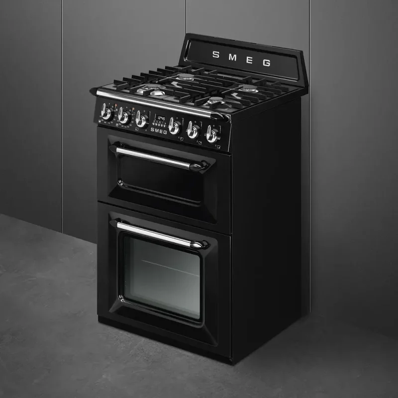 Fogão a Gás Smeg TR62BL - Victoria, Preto, 60cm, A - Image 2