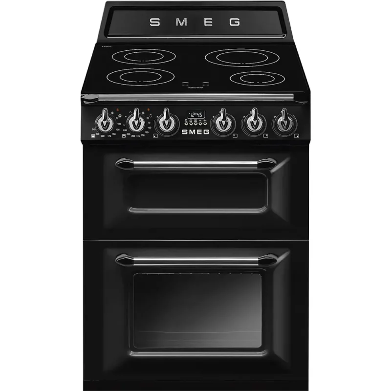 Fogão Indução Smeg TR62IBL2 - Victoria, Preto, 60cm, Elétrico(Indu), A