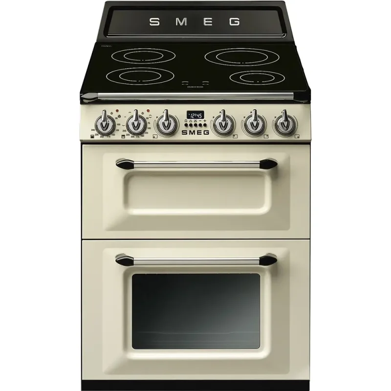 Fogão Indução Smeg TR62IP2 - Victoria, Creme, 60cm, Elétrico(Indu), A