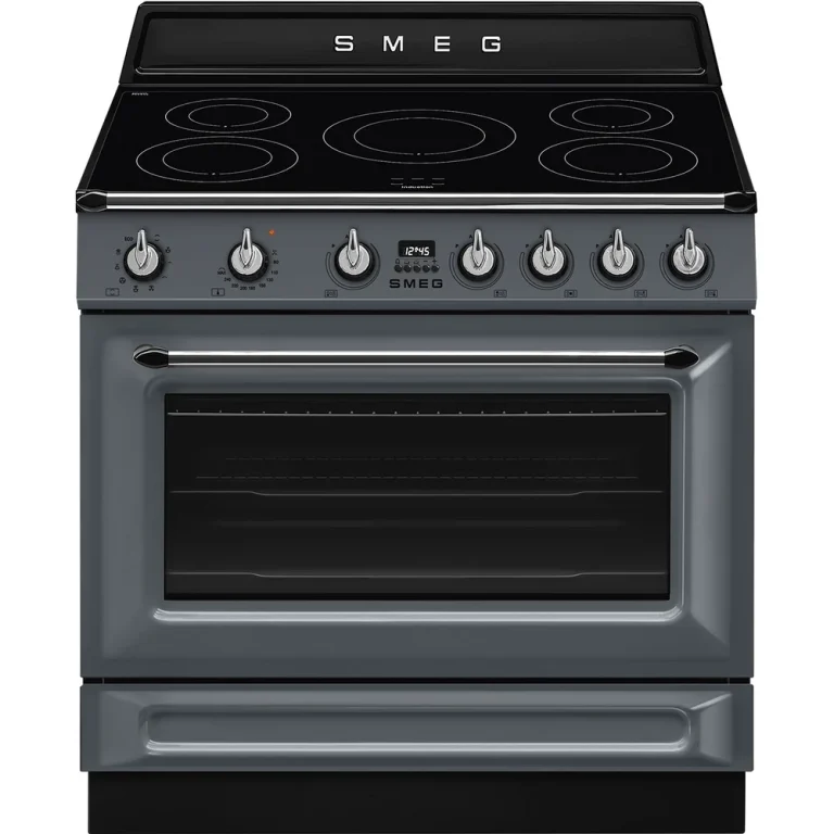 Fogão Indução Smeg TR90IMGR - Victoria, Slate Grey, 90cm, Elétrico(Indu),