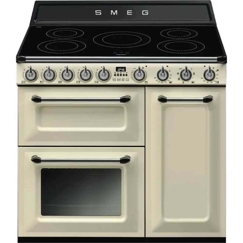 Fogão Indução Smeg TR93IP2 - Victoria, Creme, 90cm, Elétrico(Indu), A