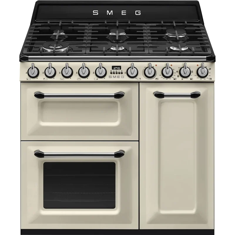 Fogão a Gás Smeg TR93P - Victoria, Creme, 90cm, Gás, A