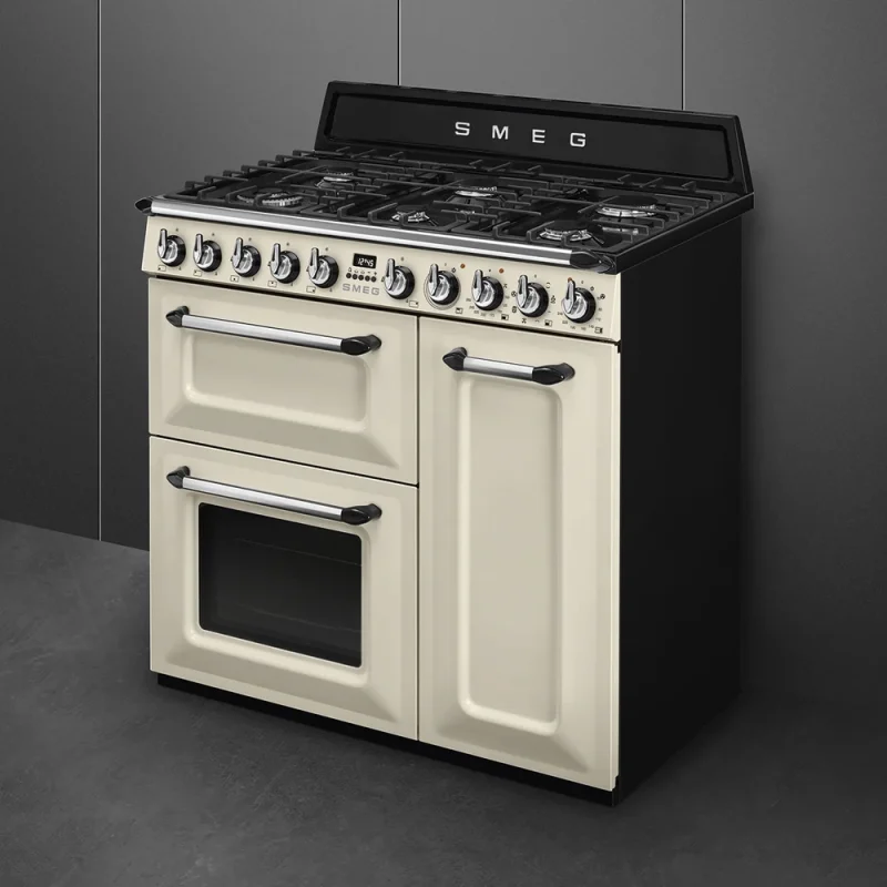 Fogão a Gás Smeg TR93P - Victoria, Creme, 90cm, Gás, A - Image 4