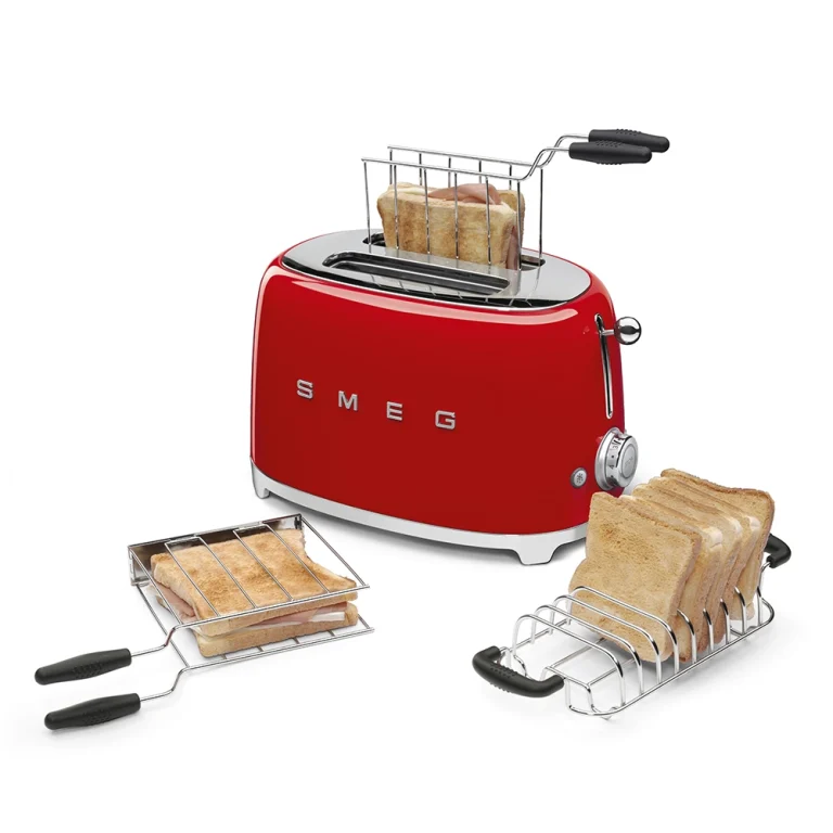 Torradeira 2 Tostas Smeg TSF01RDEU - Anni50, Vermelho