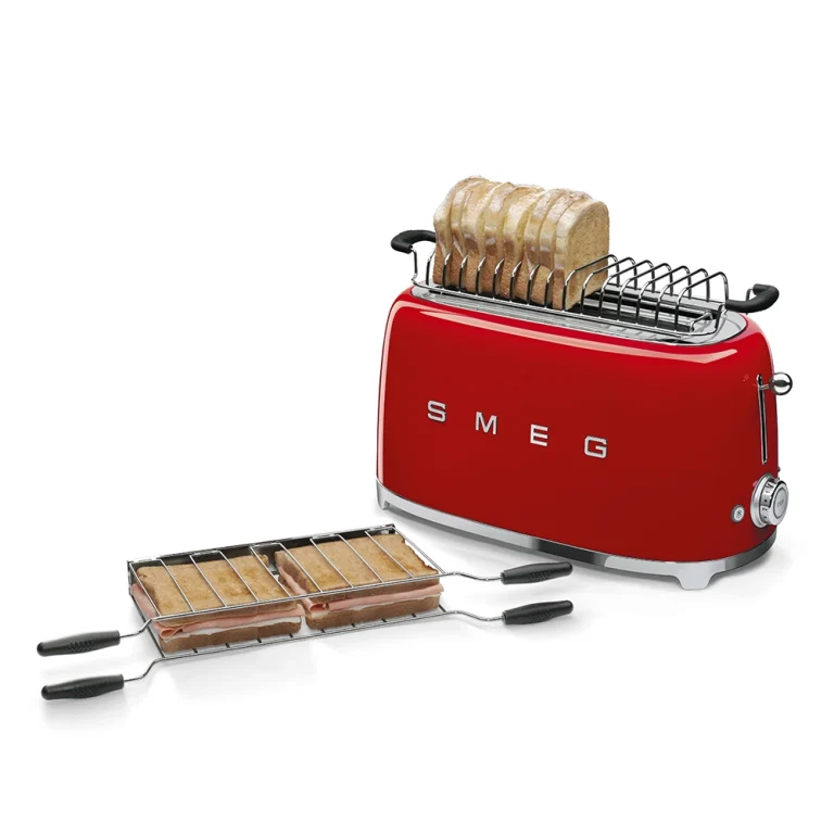 Torradeira 4 Tostas Smeg TSF02RDEU - Anni50, Vermelho