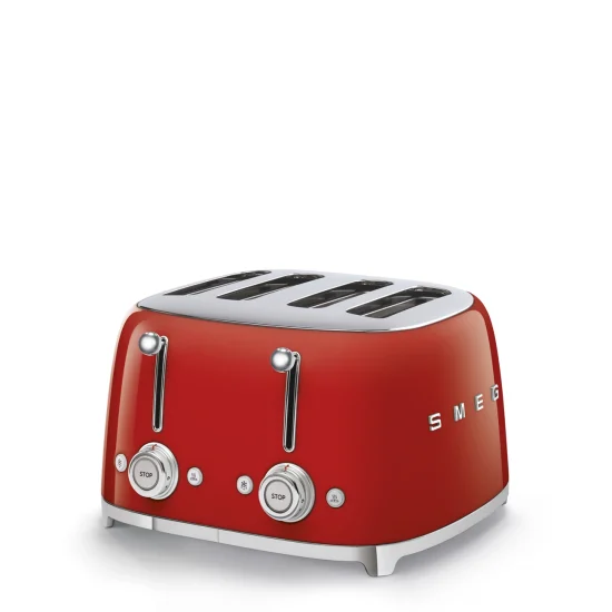 Torradeira 4 Fendas Smeg TSF03RDEU - Anni50, Vermelha