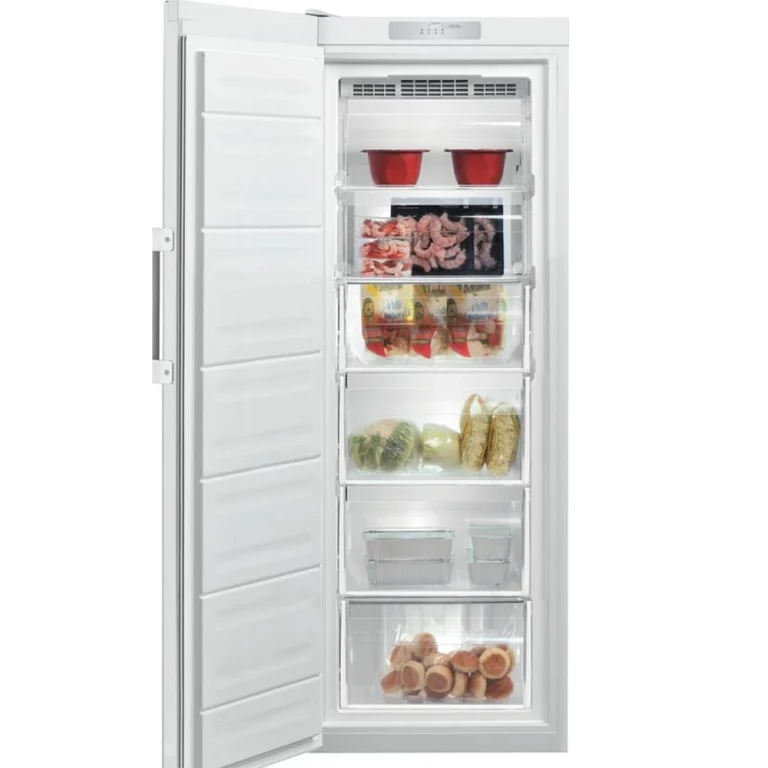 Congelador Vertical Indesit UI6 F2T W - No frost, 167 cm, 228 lt, 4 Gavetas + 2 Flaps, Branco
