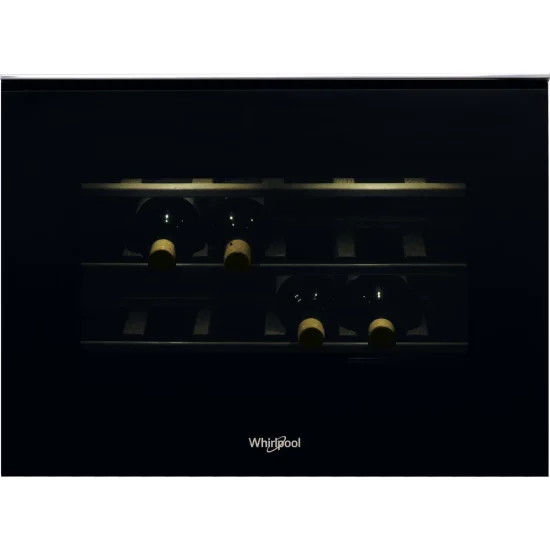 Garrafeira Encastrável Whirlpool W WC51201 - 44,8 a 45,5 cm, 26 Garrafas, Preto