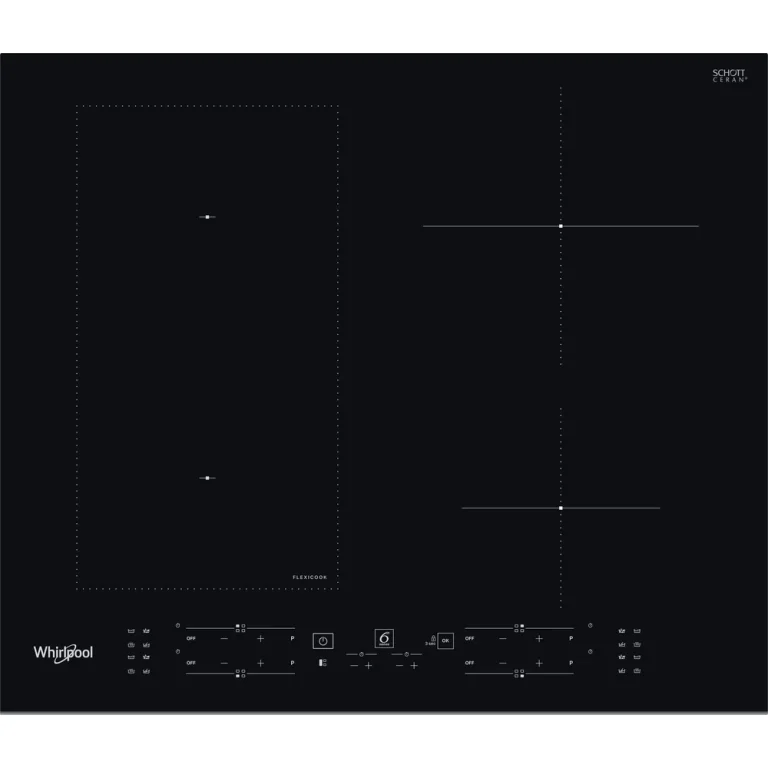 Placa de Indução Whirlpool WL B1160 BF - 60 cm, Elétrica, Vidro Preto
