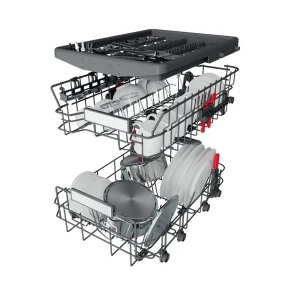 Máquina de Lavar Loiça Whirlpool WSFO 3O34 PF - 45 cm, 10 Conjuntos, Branco - Image 3