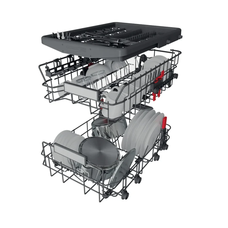 Máquina de Lavar Loiça Encastrável Whirlpool WSIO 3O34 PFE X - 45 cm, 10 Conjuntos, 8 Programas - Image 3