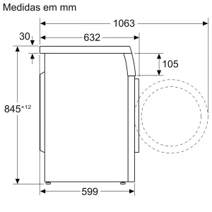 Máquina de Lavar Roupa Bosch WUU28T6KES - Image 2