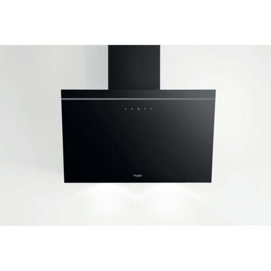 Chaminé de Parede Whirlpool AKR 62F LT K - 59.8 cm, 650 m³/h, Preto
