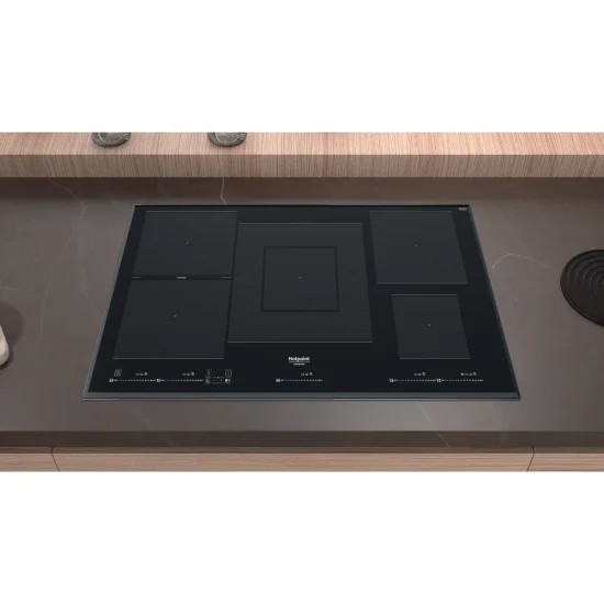 Placa de Indução HT 1090 BA - 90 cm, Elétrica, Vidro Preto