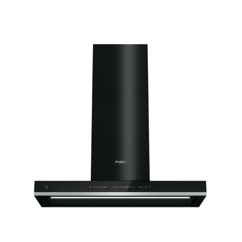 Chaminé de Parede Whirlpool WHSS 90F L T C K - 89.8 cm, 779 m³/h, Preto