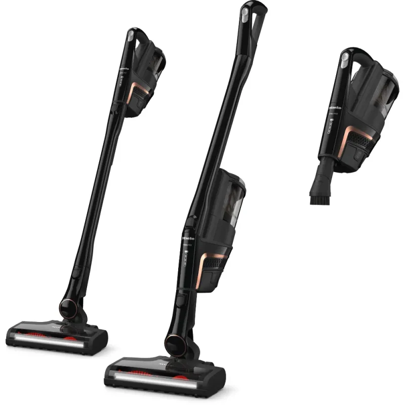 Aspirador vertical sem fios Miele Triflex HX2 Cat & Dog Preto obsidiana