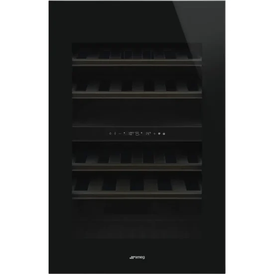 Garrafeira Smeg CVI040BE - Preta, Rever. 88cm, G