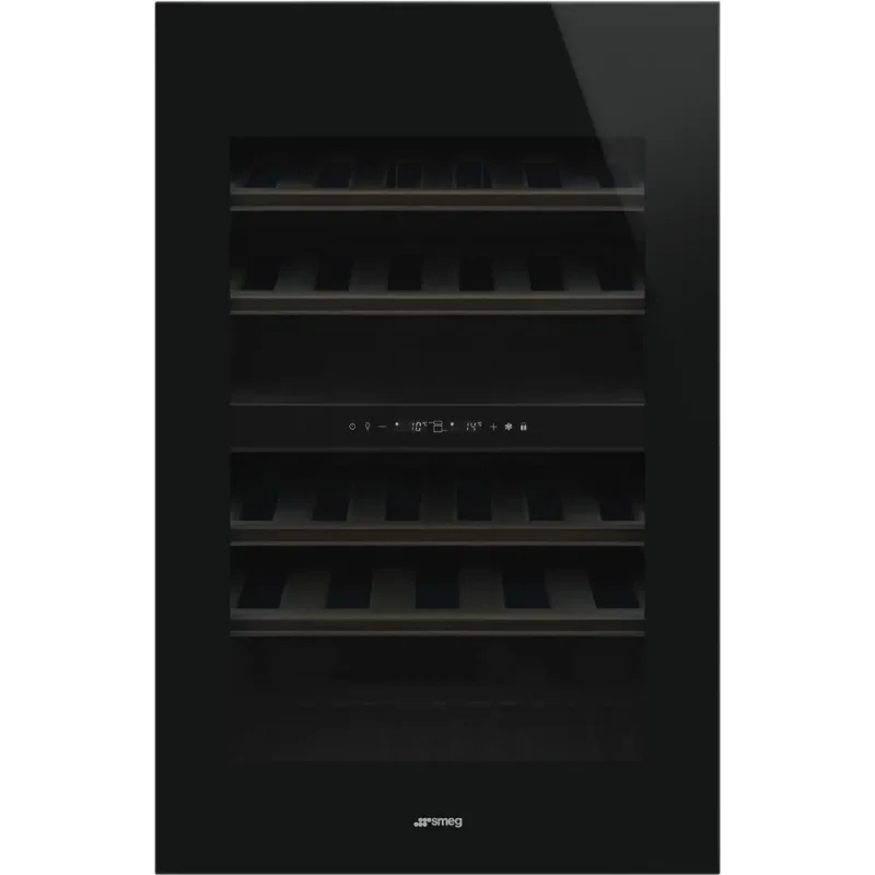 Garrafeira Smeg CVI040BE - Preta, Rever. 88cm, G