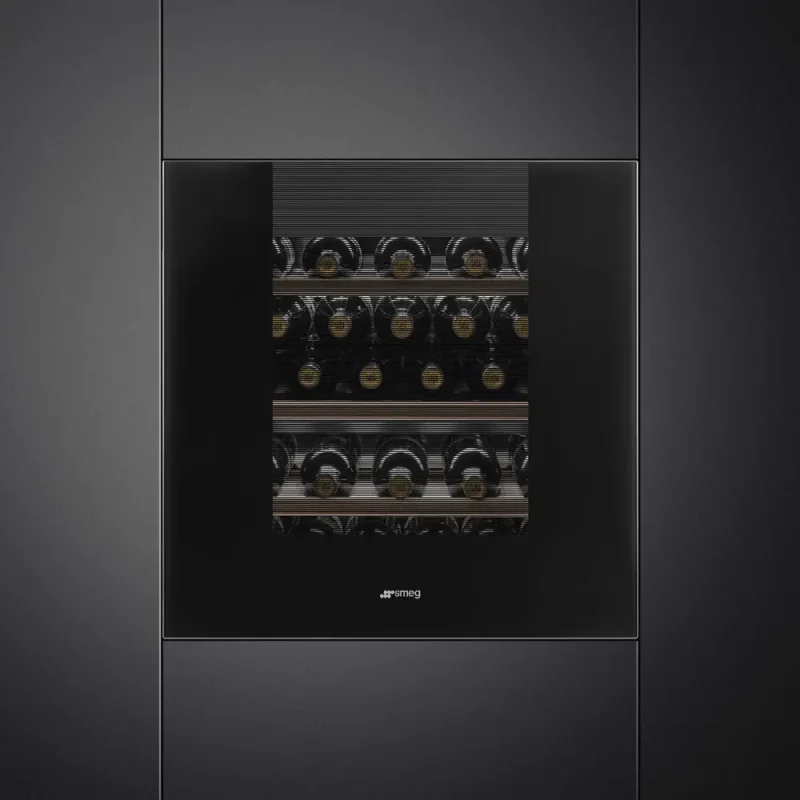 Garrafeira Smeg CVI129B3 - Linea, Preta, Rever. 60x60cm, G