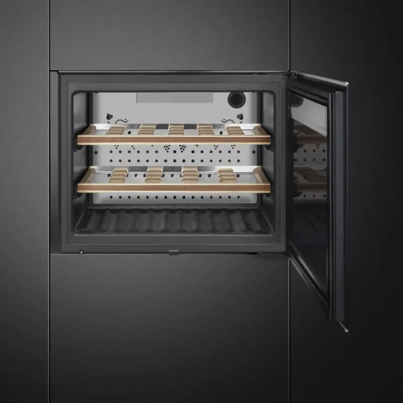 Garrafeira Smeg CVI621RWNR3 - DSN, Preta, Rever. 60x45cm, Connect, F - Image 2